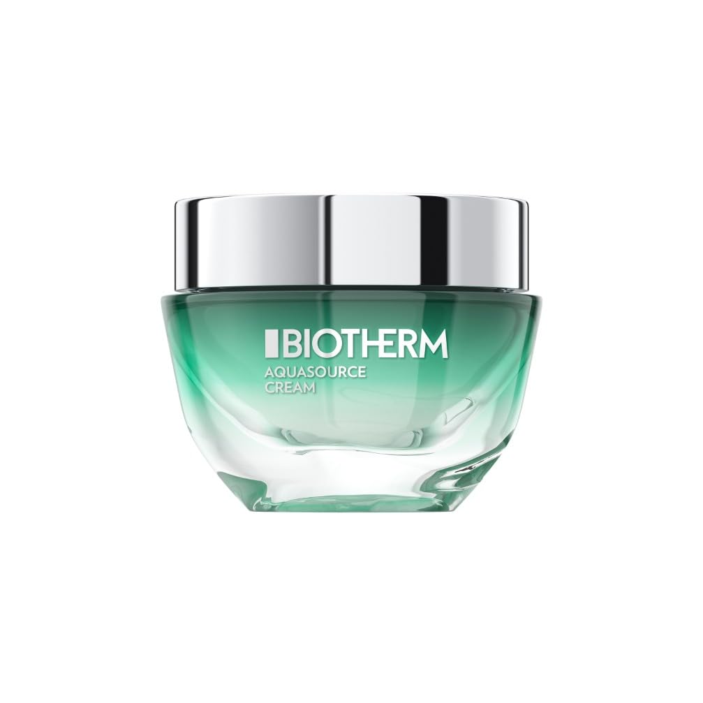 Biotherm, Aquasource Crema Facial Hidratante 48H, Hidrata y Calma, Enriquecida con Manosa y Life Plankton, Para Pieles Normales a Mixtas, 50 ml