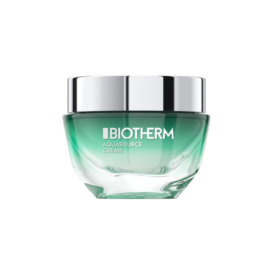 Biotherm, Aquasource Crema Facial Hidratante 48H, Hidrata y Calma, Enriquecida con Manosa y Life Plankton, Para Pieles Normales a Mixtas, 50 ml