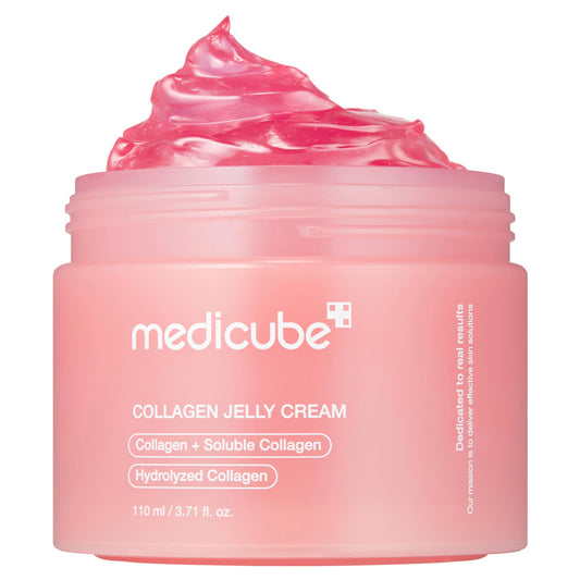 Medicube Crema de jalea de colágeno - niacinamida y colágeno hidrolizado - aumenta la hidratación de la barrera de la piel durante 24 horas - cuidado de la piel coreano (3.71 fl.oz.)
