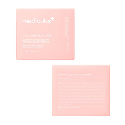 Medicube Crema de jalea de colágeno - niacinamida y colágeno hidrolizado - aumenta la hidratación de la barrera de la piel durante 24 horas - cuidado de la piel coreano (3.71 fl.oz.)