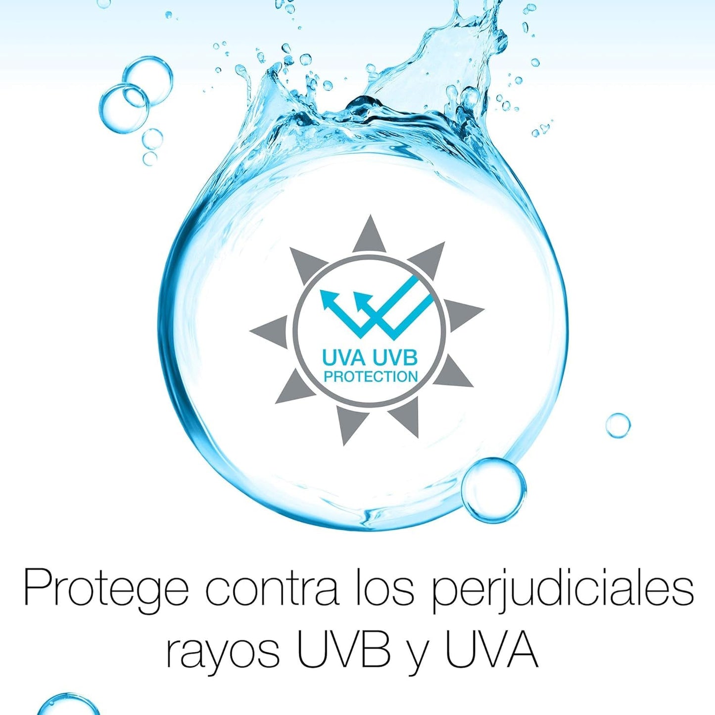 Neutrogena Hydro Boost Urban Protect Fluido Hidratante SPF 25 (1 x 50 ml), crema hidratante facial SPF 25 de uso diario, protector solar con ácido hialurónico