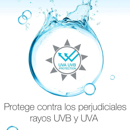 Neutrogena Hydro Boost Urban Protect Fluido Hidratante SPF 25 (1 x 50 ml), crema hidratante facial SPF 25 de uso diario, protector solar con ácido hialurónico