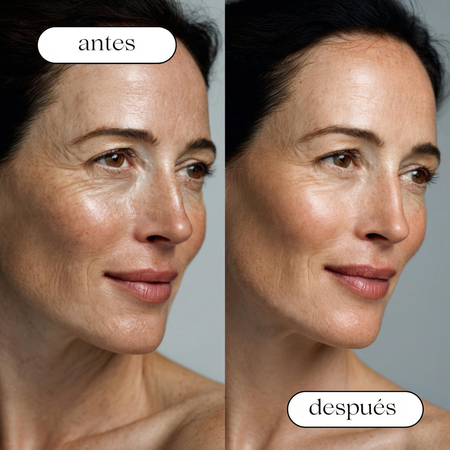Crema Facial Hidratante 100ML BIO | Antiedad, Antirrugas, Reafirmante Dia Noche | Con Colageno Marino, Retinol, Acido Hialuronico, Vit E | Peptidos Aloe Vera | Dermatologicamente Testada Made in Italy