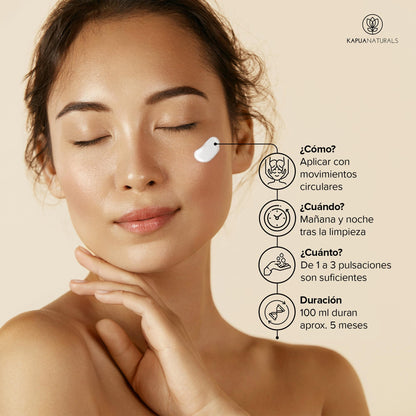 Crema Facial de Acido Hialuronico • 100ml • Crema Hidratante Facial • ORGÁNICA & VEGANO • Cosmética natural y sostenible • con Aloe Vera •Crema hidratante antiedad para hombres y mujeres